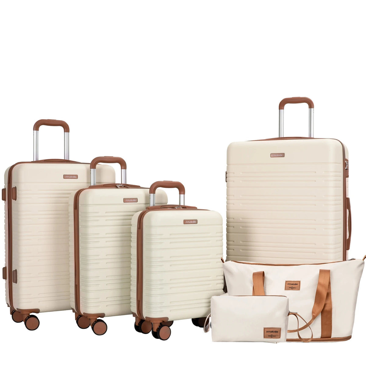 TRIPCOMP Luggage Set With Spinner Wheels And TSA Lock