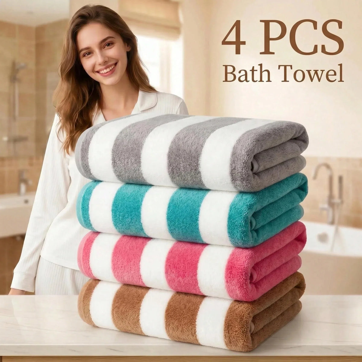 Machine Washable Polyester Beach Towel for Everyday Use