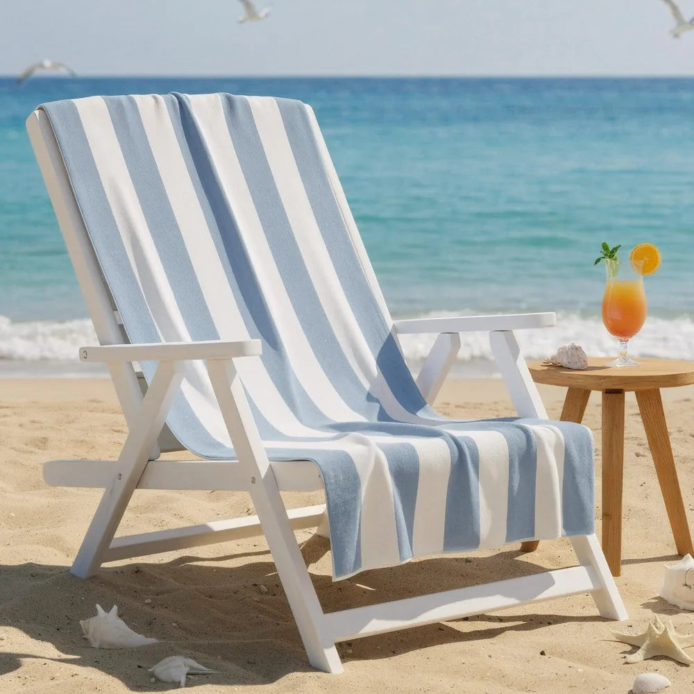 Four Pack Cotton Beach Towels for Home and Outdoor Use