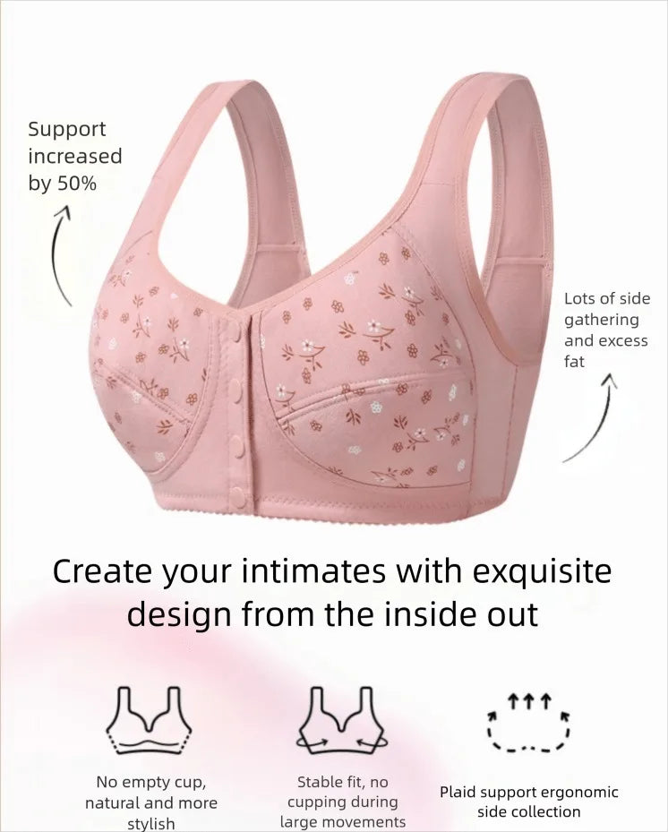 Women's Seamless Push Up Padded Lace Bras Seven Piece Set