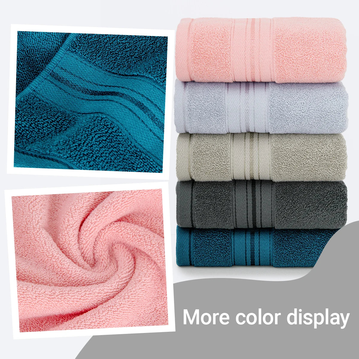 Luxury Cotton Bath Towel Set for Soft Everyday Comfort