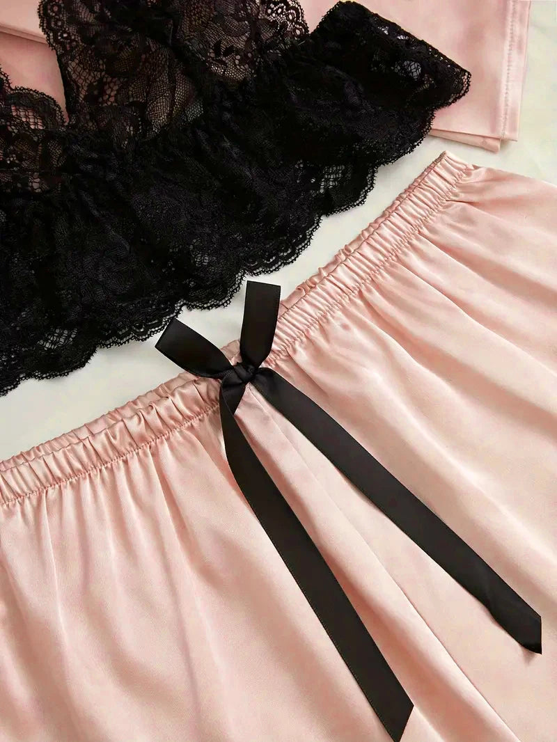 Satin Sleepwear Pajama Set