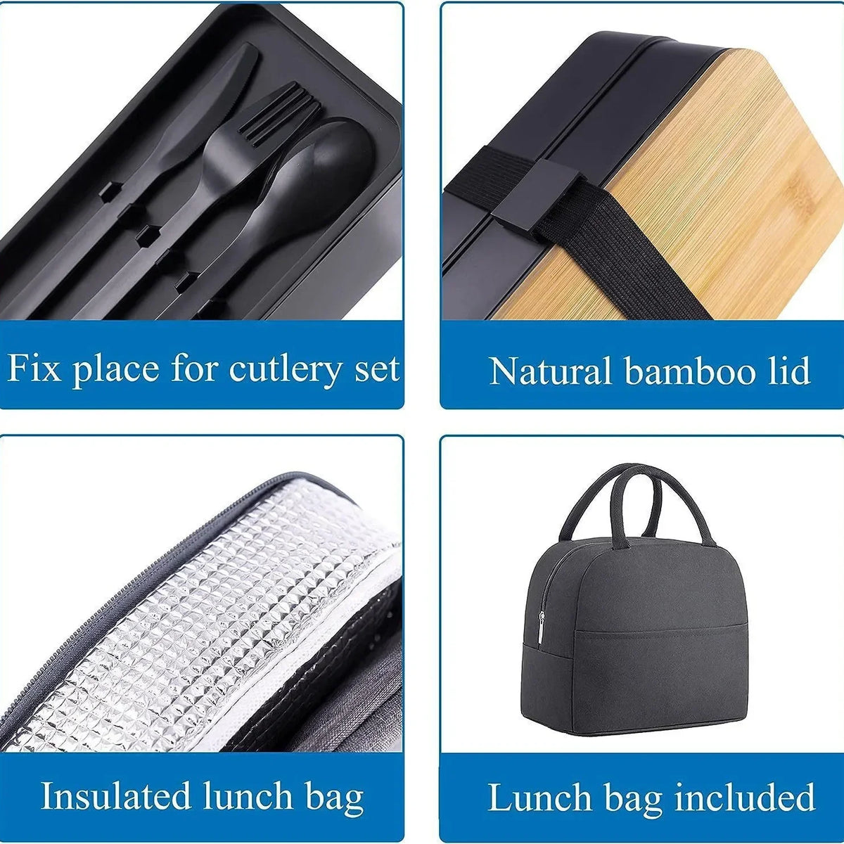 Bento Lunch Box, 2-Tier Food Storage Container