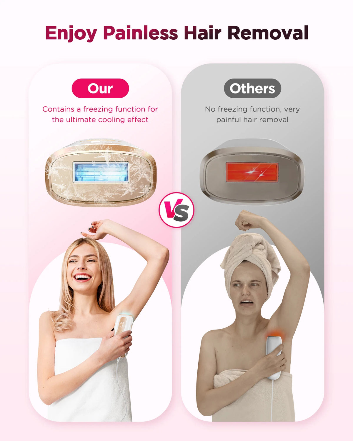Laser Epilator  Permanent Painless  Hair Remover Machine