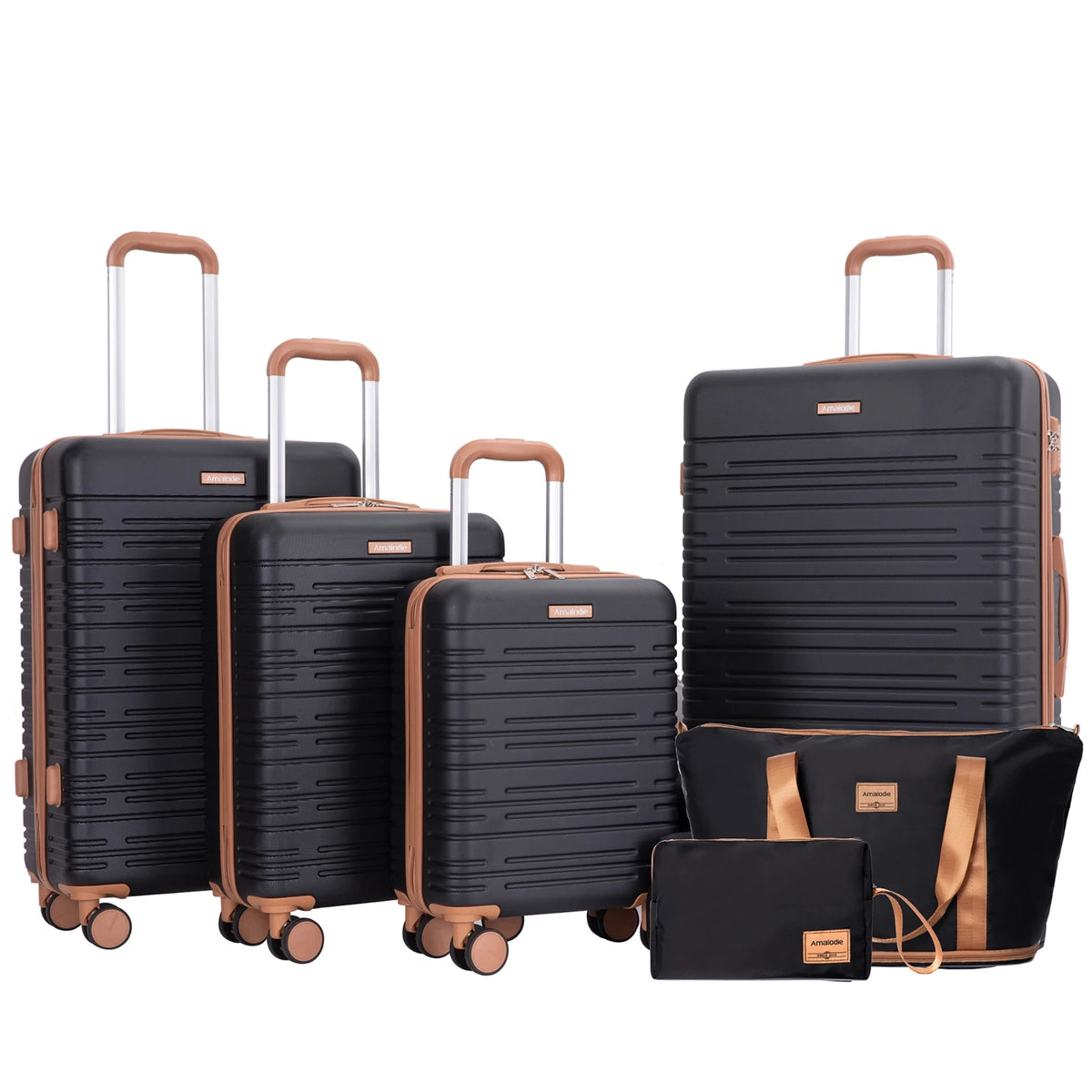 TRIPCOMP Luggage Set With Spinner Wheels And TSA Lock