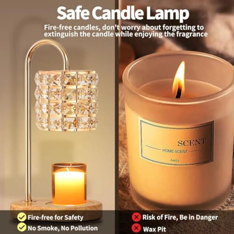 Wax Warmer Lamp with 2 Bulbs,