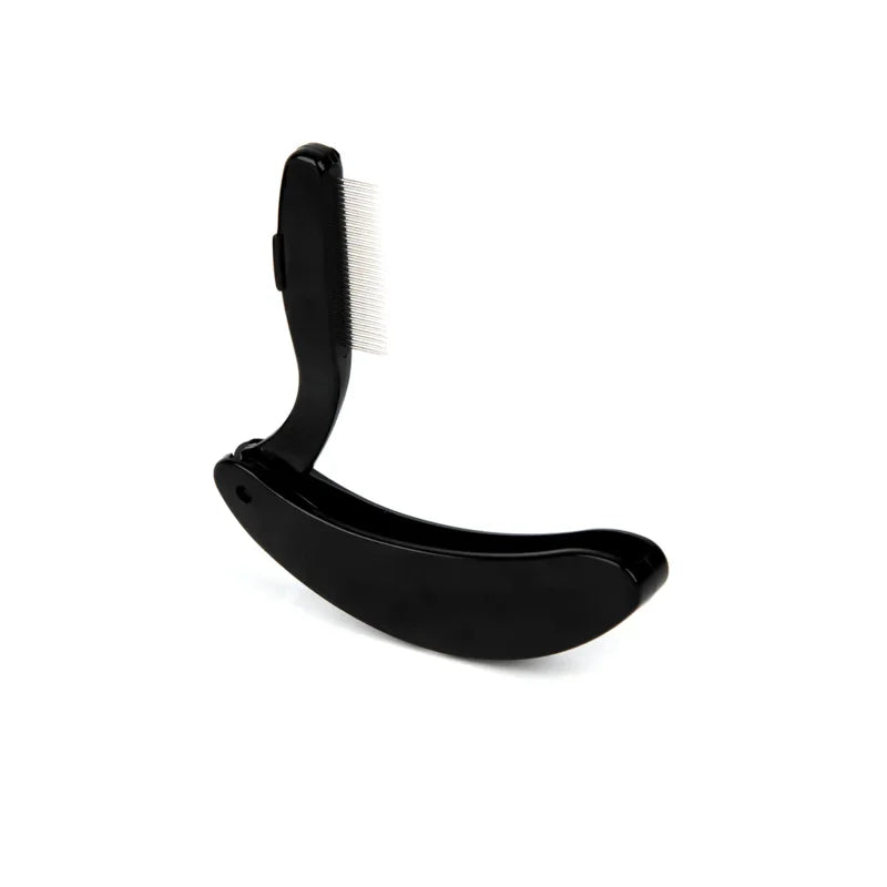 Folding Ultra-fine Stainless Steel Eyelash Brush