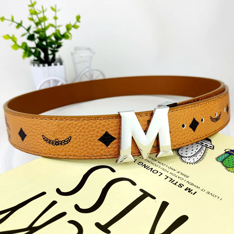 Genuine Leather Belts, Classic and Retro European-style Belts,
