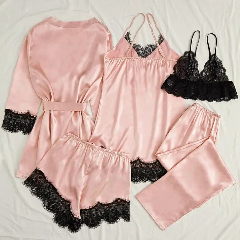 Satin Sleepwear Pajama Set