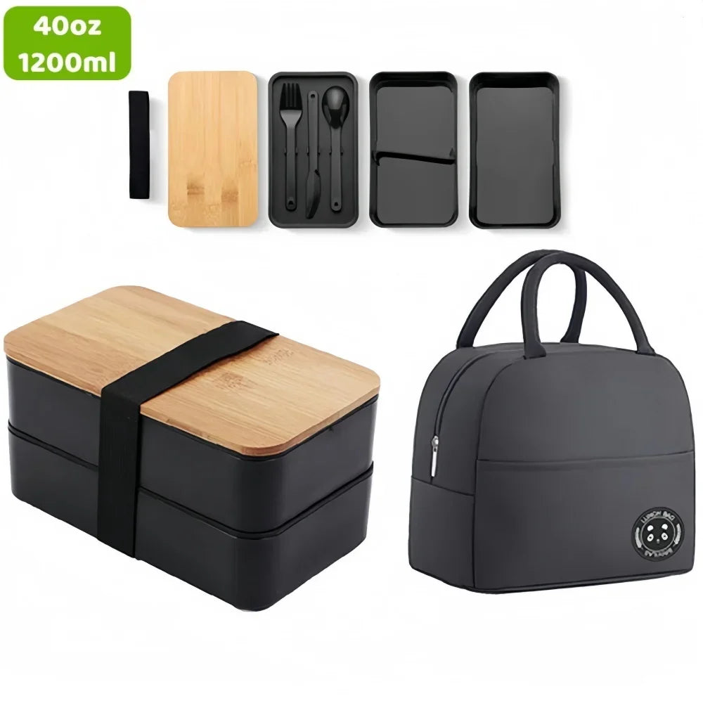 Bento Lunch Box, 2-Tier Food Storage Container