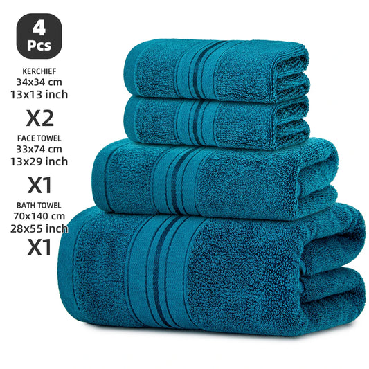 Luxury Cotton Bath Towel Set for Soft Everyday Comfort