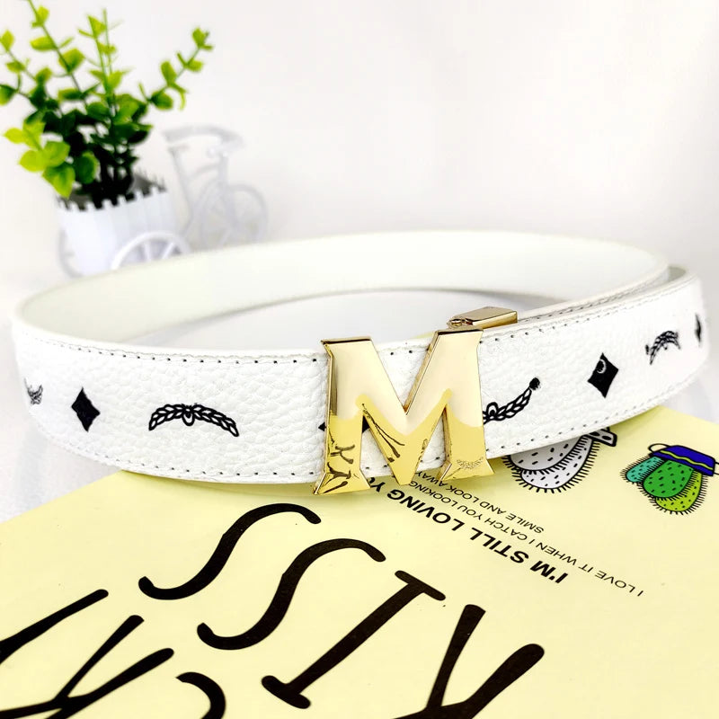Genuine Leather Belts, Classic and Retro European-style Belts,