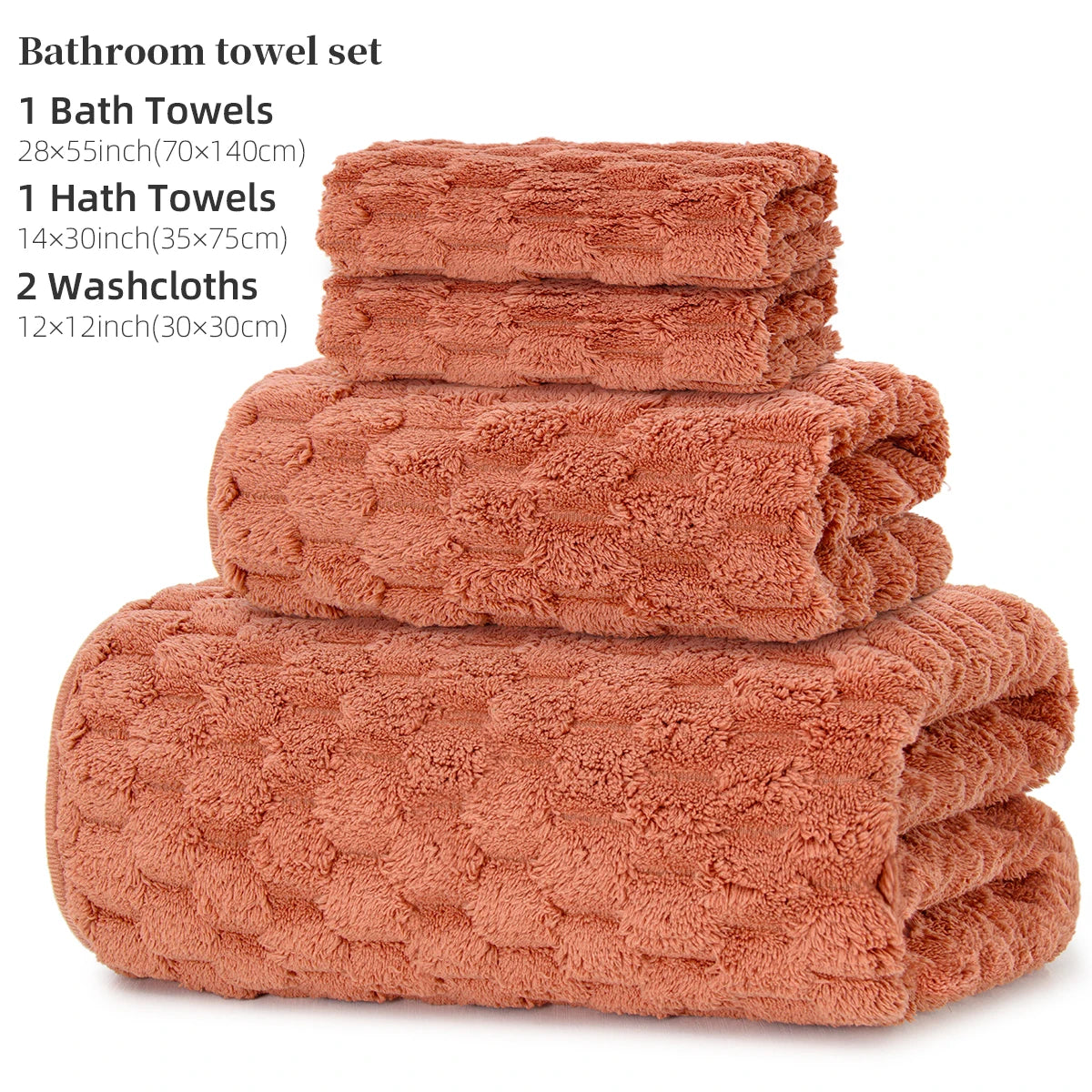 4-Piece Bath Towel Set