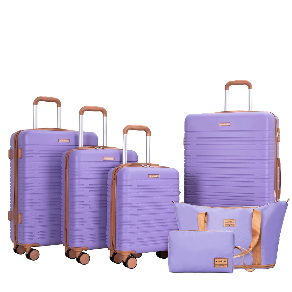 TRIPCOMP Luggage Set With Spinner Wheels And TSA Lock
