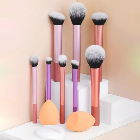 Makeup Brush Kit Soft 8pcs Synthetic Hair Make Up Brushes