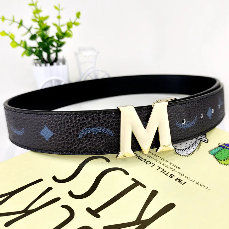 Genuine Leather Belts, Classic and Retro European-style Belts,