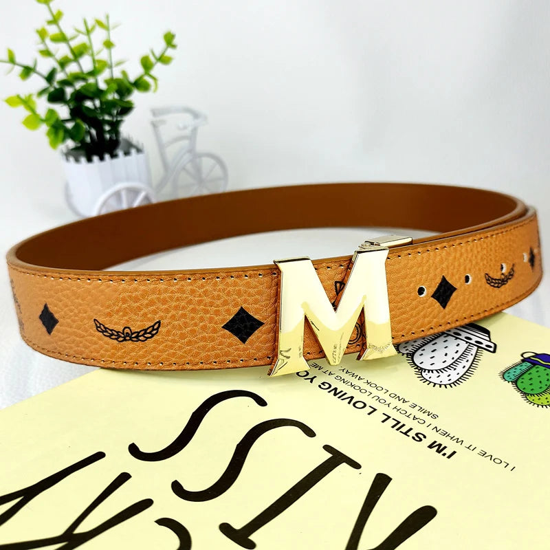 Genuine Leather Belts, Classic and Retro European-style Belts,