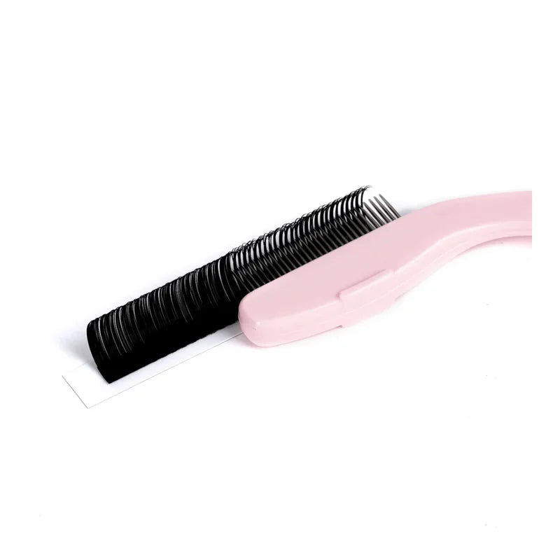 Folding Ultra-fine Stainless Steel Eyelash Brush