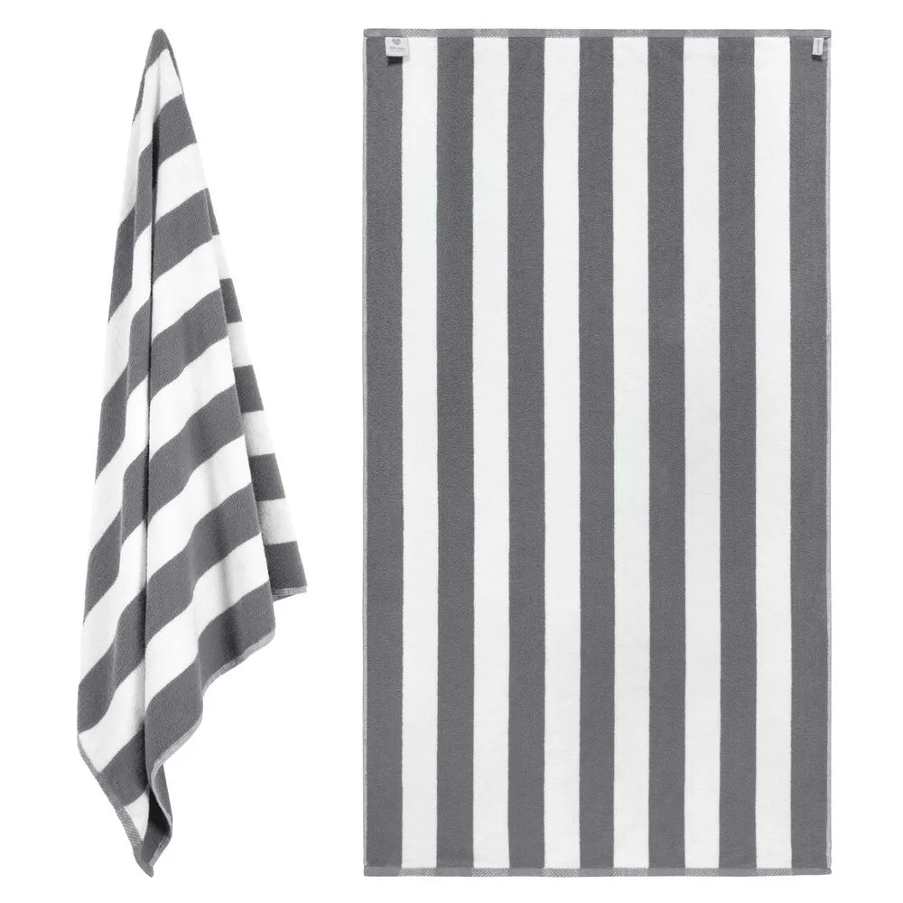 Two Pack Cotton Beach Towels For Travel And Everyday Use