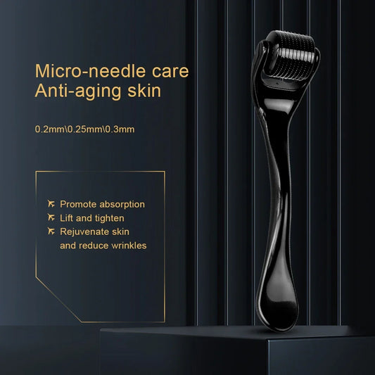 2026Derma Roller for Facial Body Hair Growth.540 Needles, Micro Face Roll Tool, Skin Beard,0.2mm, 0.25mm, 0.3mm 2026Derma Roller for Facial Body Hair
