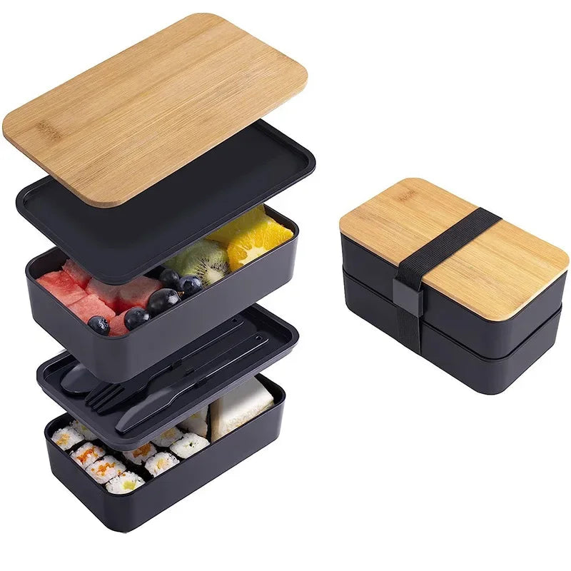 Bento Lunch Box, 2-Tier Food Storage Container