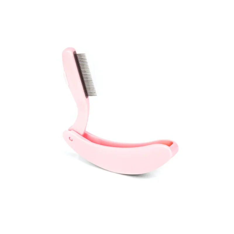 Folding Ultra-fine Stainless Steel Eyelash Brush