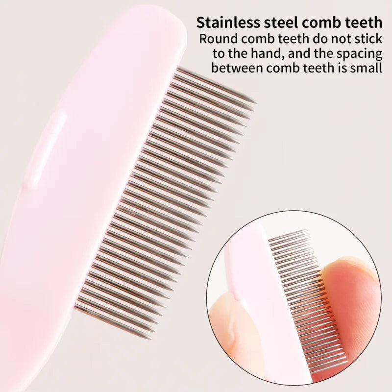 Folding Ultra-fine Stainless Steel Eyelash Brush