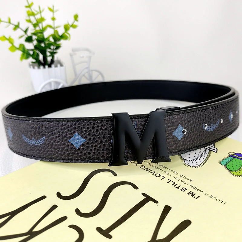 Genuine Leather Belts, Classic and Retro European-style Belts,