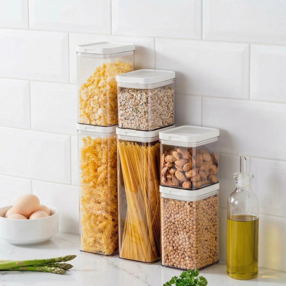 6pcs Set Airtight Food Storage Containers
