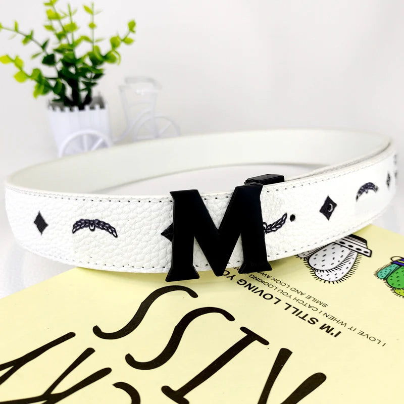 Genuine Leather Belts, Classic and Retro European-style Belts,