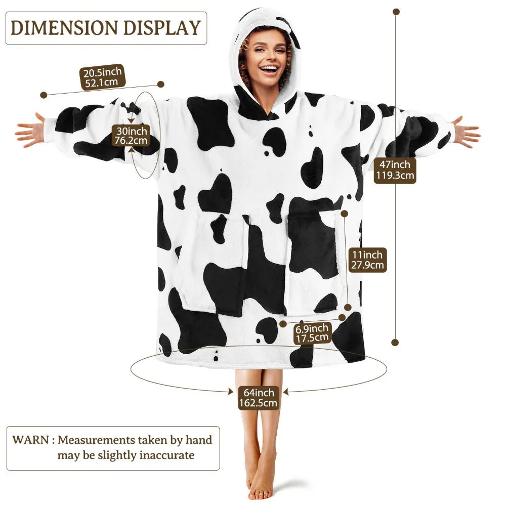 Two Pack Hooded Throw Blankets, Soft Printed Polar Fleece