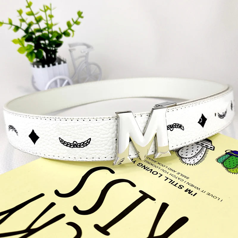 Genuine Leather Belts, Classic and Retro European-style Belts,