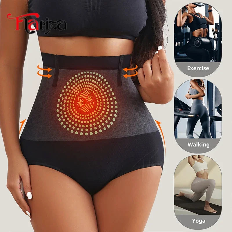 Tummy Control Underwear Briefs for Women High Waist Seamless Butt Lifting Panties
