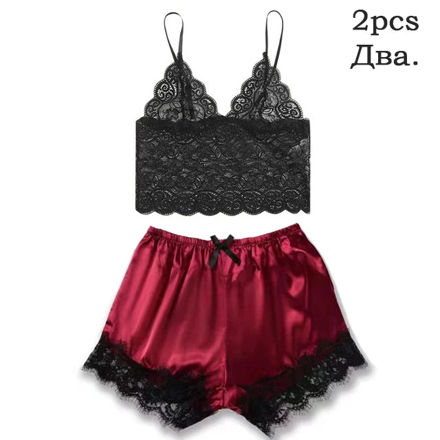 Satin Sleepwear Pajama Set