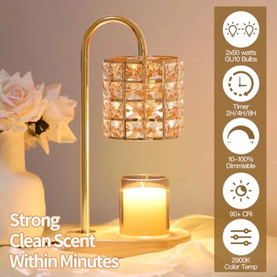 Wax Warmer Lamp with 2 Bulbs,