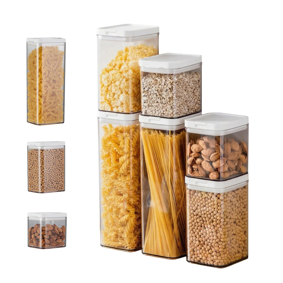 6pcs Set Airtight Food Storage Containers