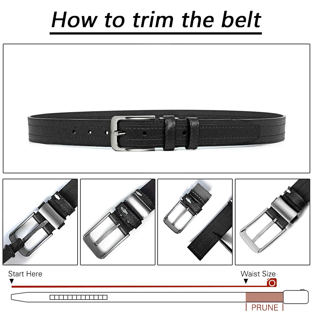 Unisex Leather Belt