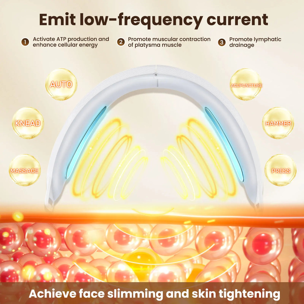 EMS Microcurrent Face Lifting Massager Double Chin Reducer V Line Facial Lift Up Belt Firming Skin Anti Wrinkles Home Use Beauty Devices