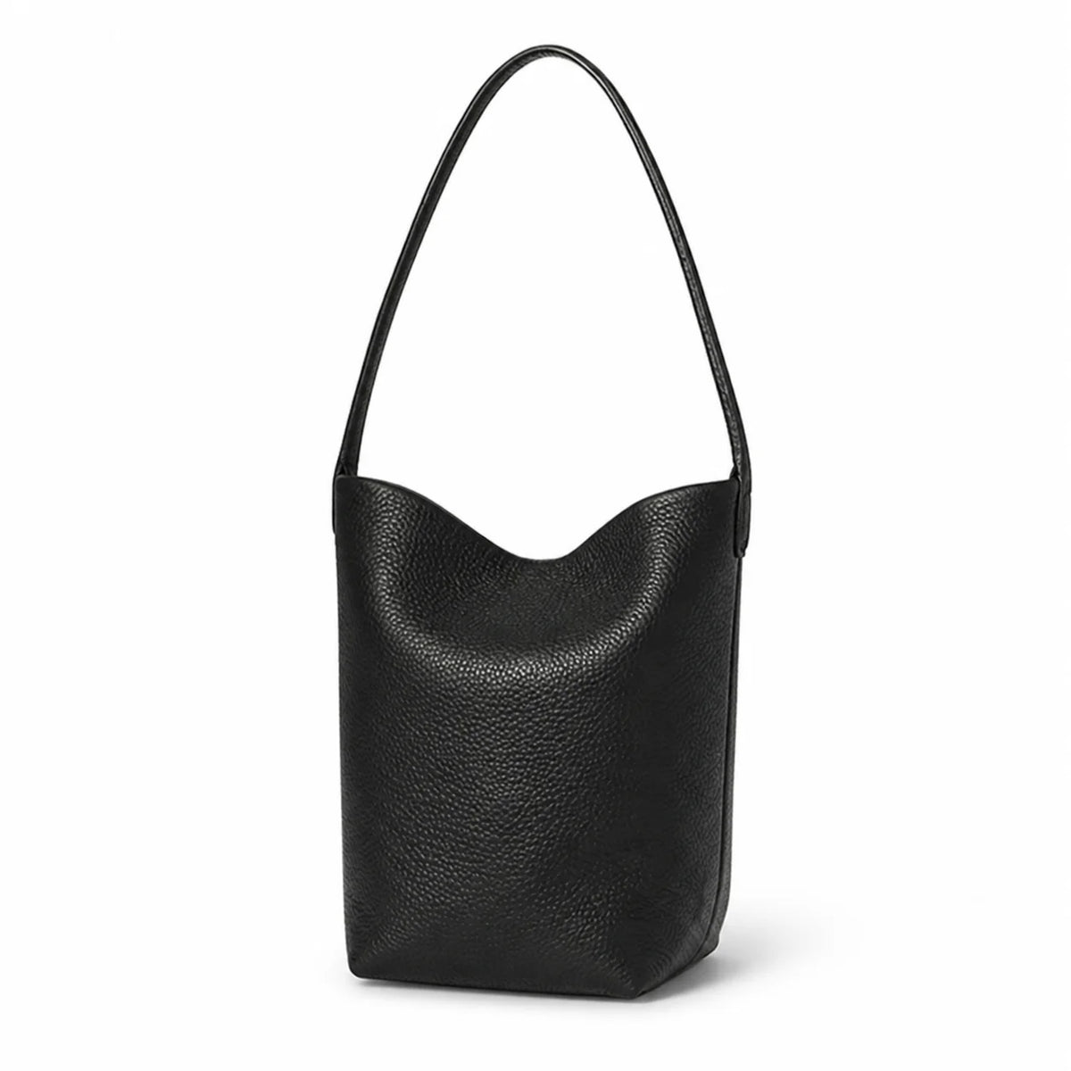Black Genuine Leather