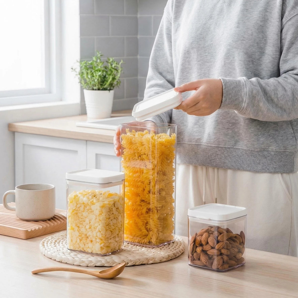 6pcs Set Airtight Food Storage Containers
