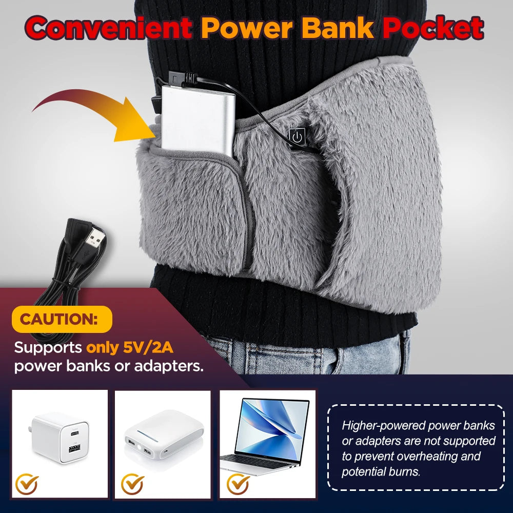 Hailicare Electric Graphene Heating Pad For Abdominal Comfort